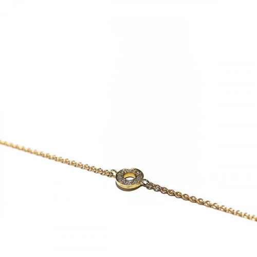 Armband Hippy ring XS, 750/- Roségold mit Diamanten, gold bracelet with diamonds