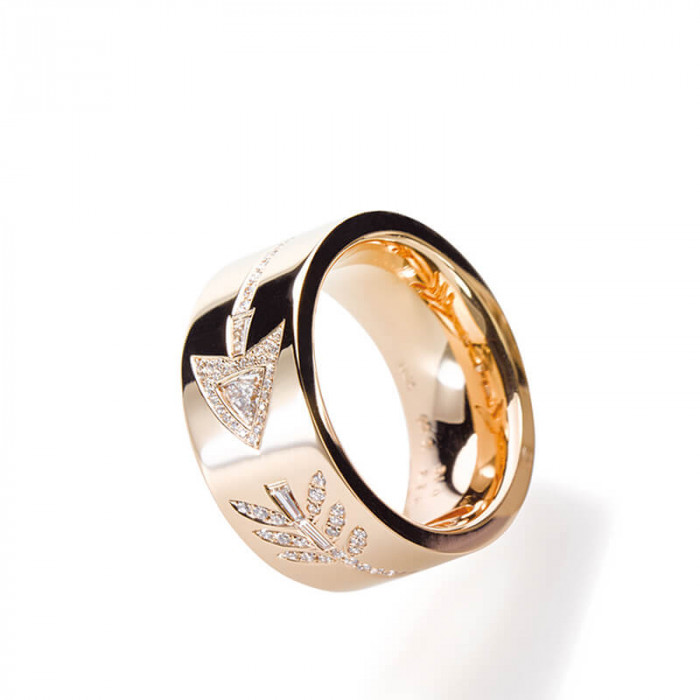 Destination Ring Roségold mit Diamanten