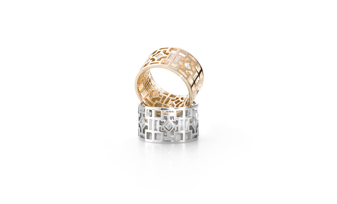 Ringe Wertschätzung + Geduld aus der Kollektion Kumiko.